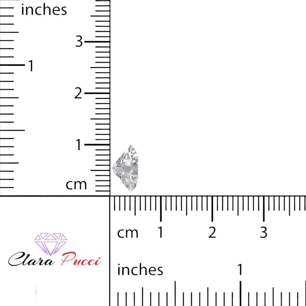 1 to 3 ct Oval Cut VVS1 Synthetic Clear Moissanite April Birthstone