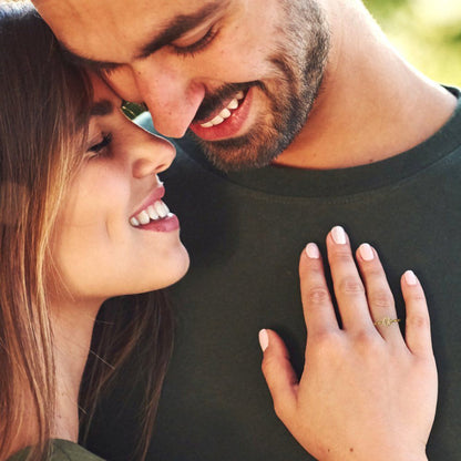 1 cttw Yellow Moissanite Solitaire  Engagement Ring - Solid Gold (Round Cut,6.5mm)