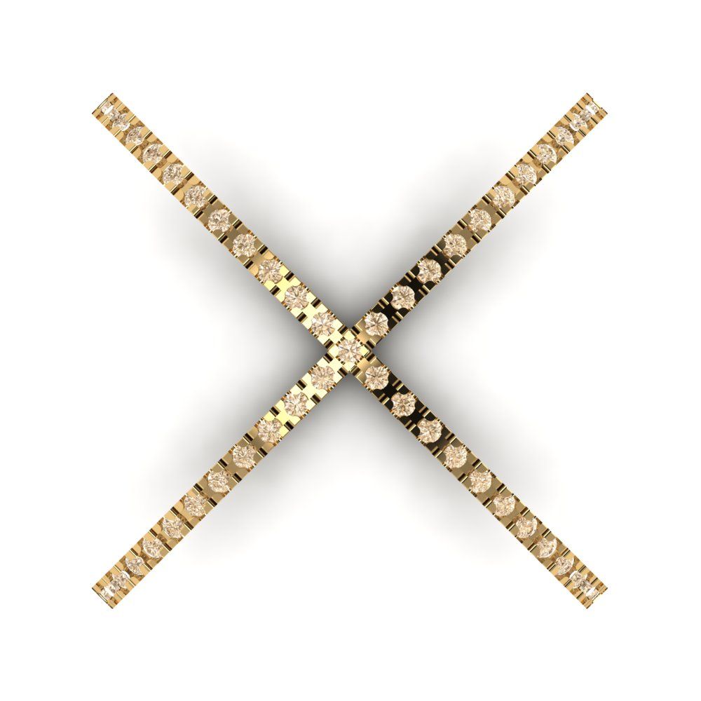 0.245 cttw Natural Morganite Statement Engagement Ring - Solid Yellow Gold (VVS1, Round Cut,1.0mm)