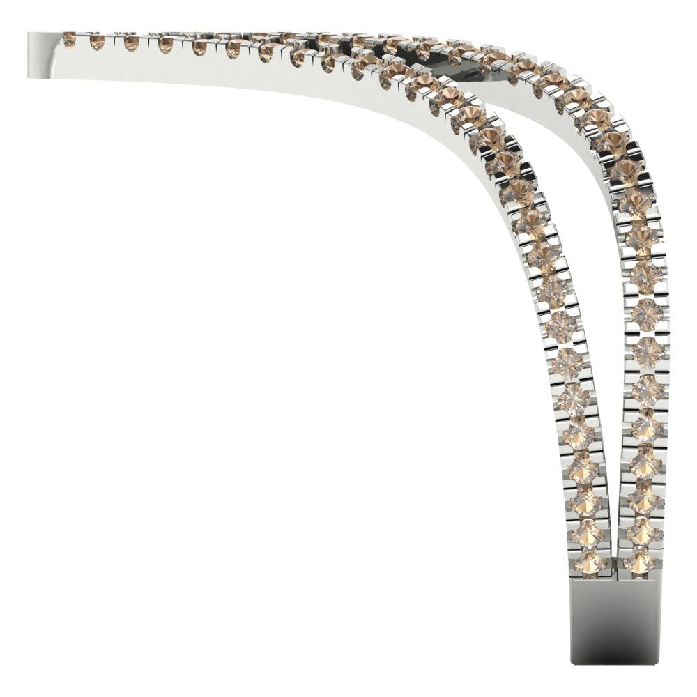 0.525 cttw Yellow Moissanite Statement Engagement Ring - Solid Gold (Round Cut,1.0mm)