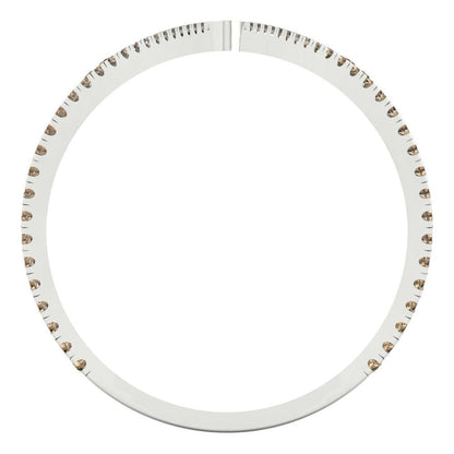 0.525 cttw Yellow Moissanite Statement Engagement Ring - Solid Gold (Round Cut,1.0mm)