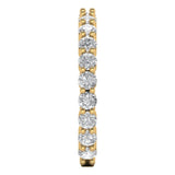 1.2 ct Brilliant Round Cut Natural Diamond Stone Clarity SI1-2 Color G-H Yellow Gold Eternity Band