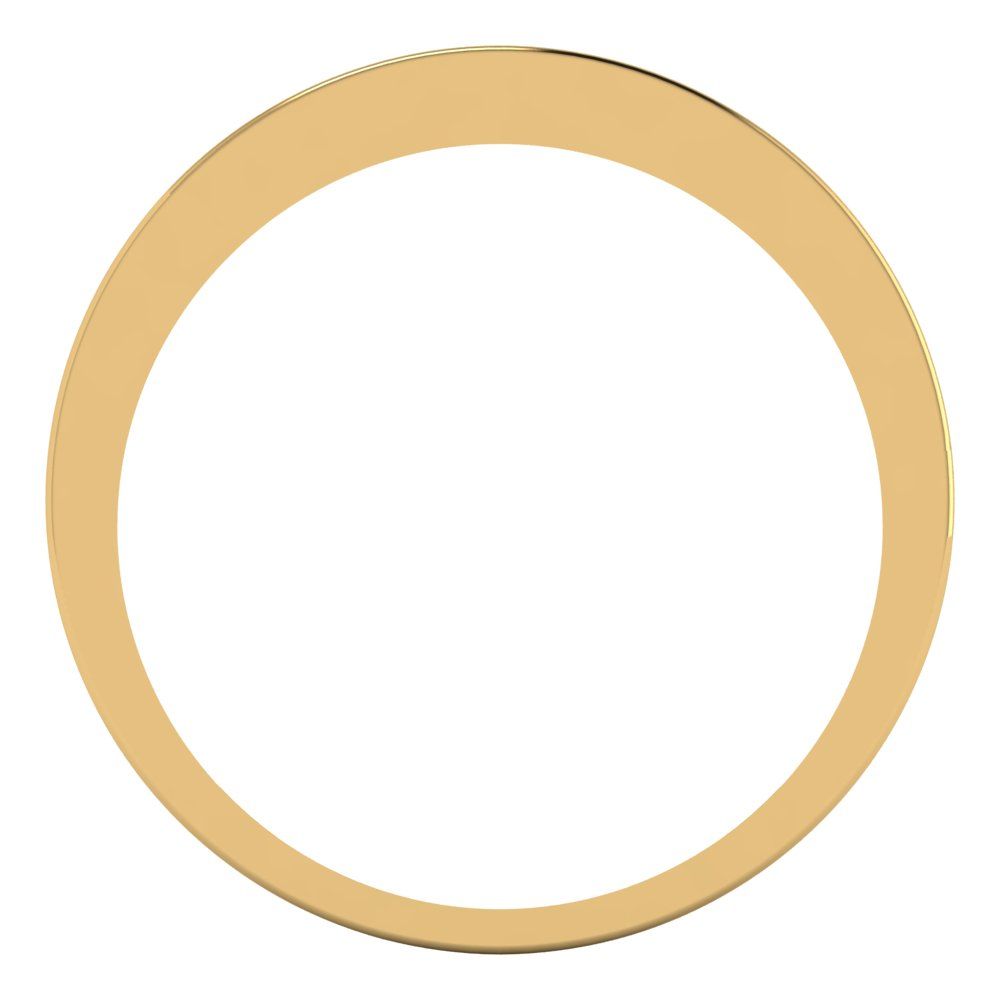 0.78 cttw Natural Peridot Princess Cut Yellow Gold Eternity Wedding Band