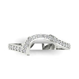 0.16 ct Brilliant Round Cut Natural Diamond Stone Clarity SI1-2 Color G-H White Gold Stackable Band