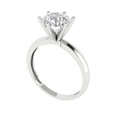 2 ct Brilliant Round Cut Natural Diamond Stone Clarity SI1-2 Color G-H White Gold Solitaire Ring