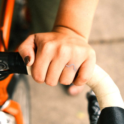 0.1875 cttw White Sapphire Round Cut Rose Gold Eternity Wedding Band