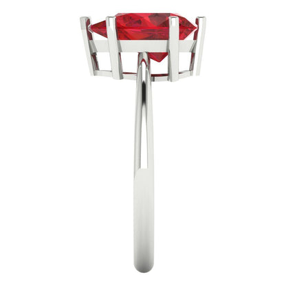 2 cttw Simulated Pink Tourmaline Solitaire  Engagement Ring - Solid Gold (Pear Cut,10x7mm)