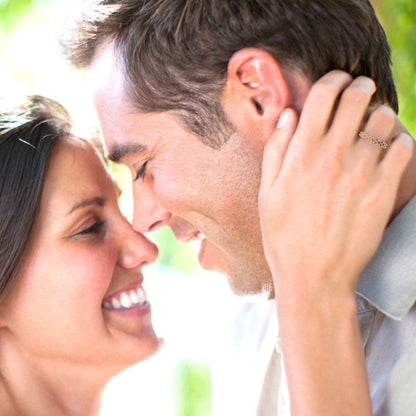 0.98 cttw Simulated Champagne Diamond Round Cut Rose Gold Eternity Wedding Band