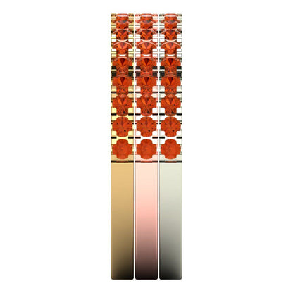 0.855 cttw Simulated Red Diamond Round Cut White/Rose/Yellow Gold Eternity Wedding Band
