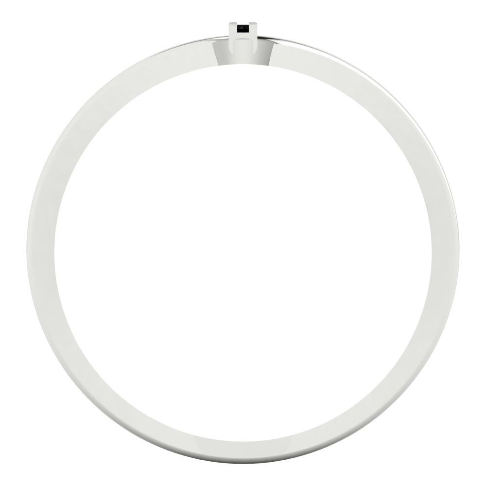 0.09 cttw Natural Onyx Statement Engagement Ring - Solid Gold (Round Cut,1.0mm)