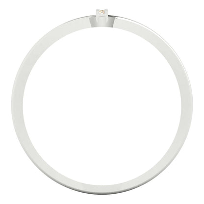 0.09 cttw Natural Morganite Statement Engagement Ring - Solid Gold (Round Cut,1.0mm)