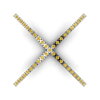 0.245 cttw Natural Citrine Statement Engagement Ring - Solid Gold (Round Cut,1.0mm)