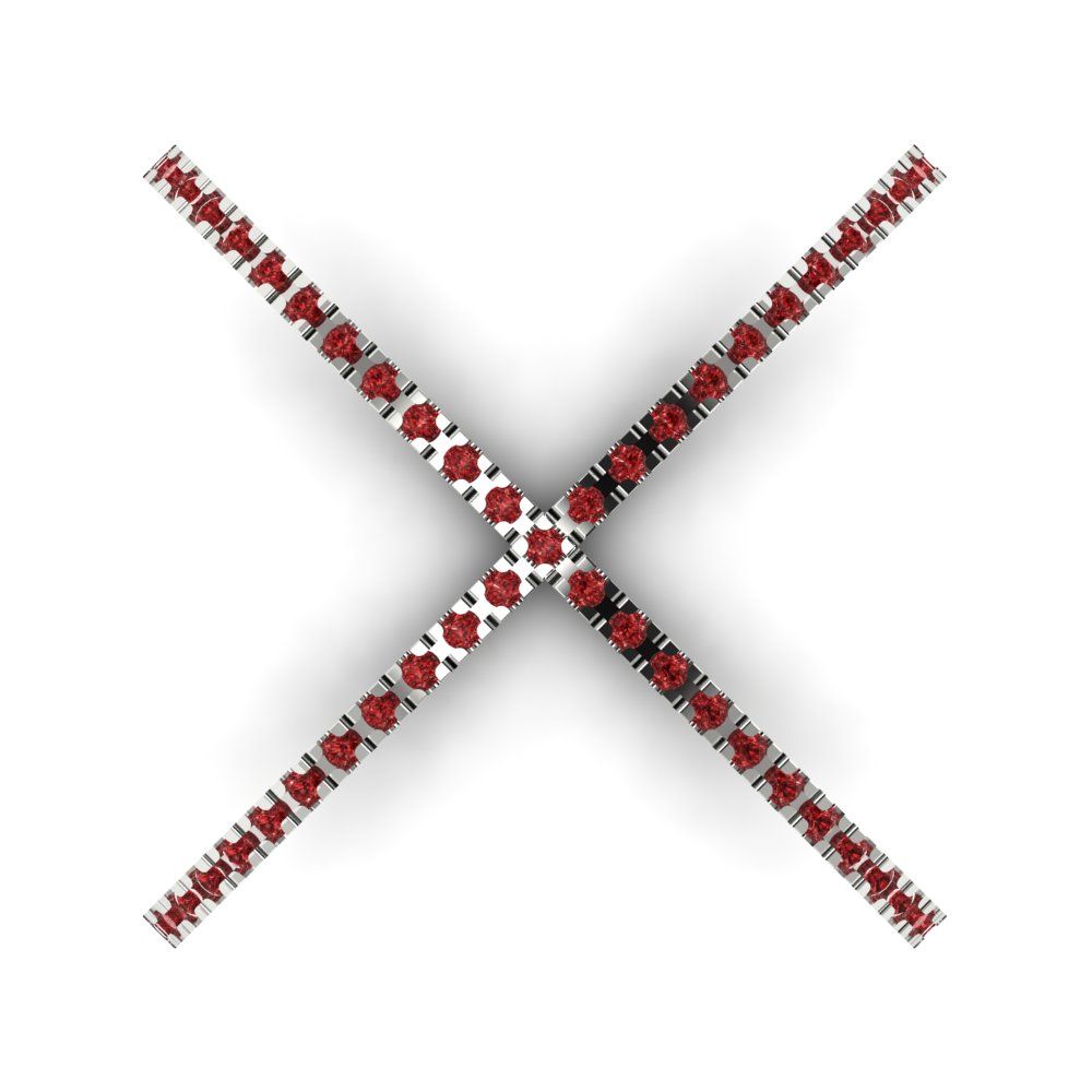 0.245 cttw Natural Garnet Statement Engagement Ring - Solid Gold (Round Cut,1.0mm)