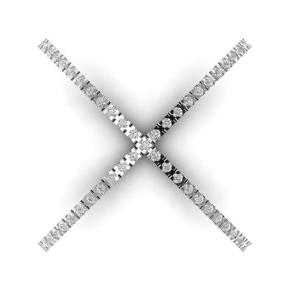 0.245 cttw White Sapphire Statement Engagement Ring - Solid White Gold (VVS1, Round Cut,1.0mm)