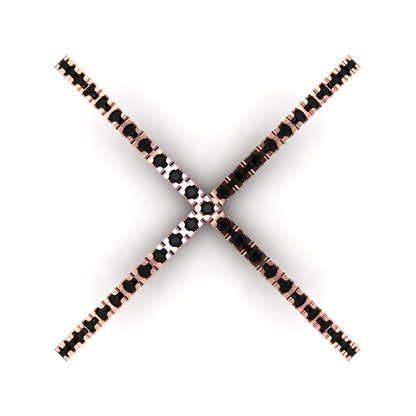 0.245 cttw Natural Onyx Statement Engagement Ring - Solid Gold (Round Cut,1.0mm)