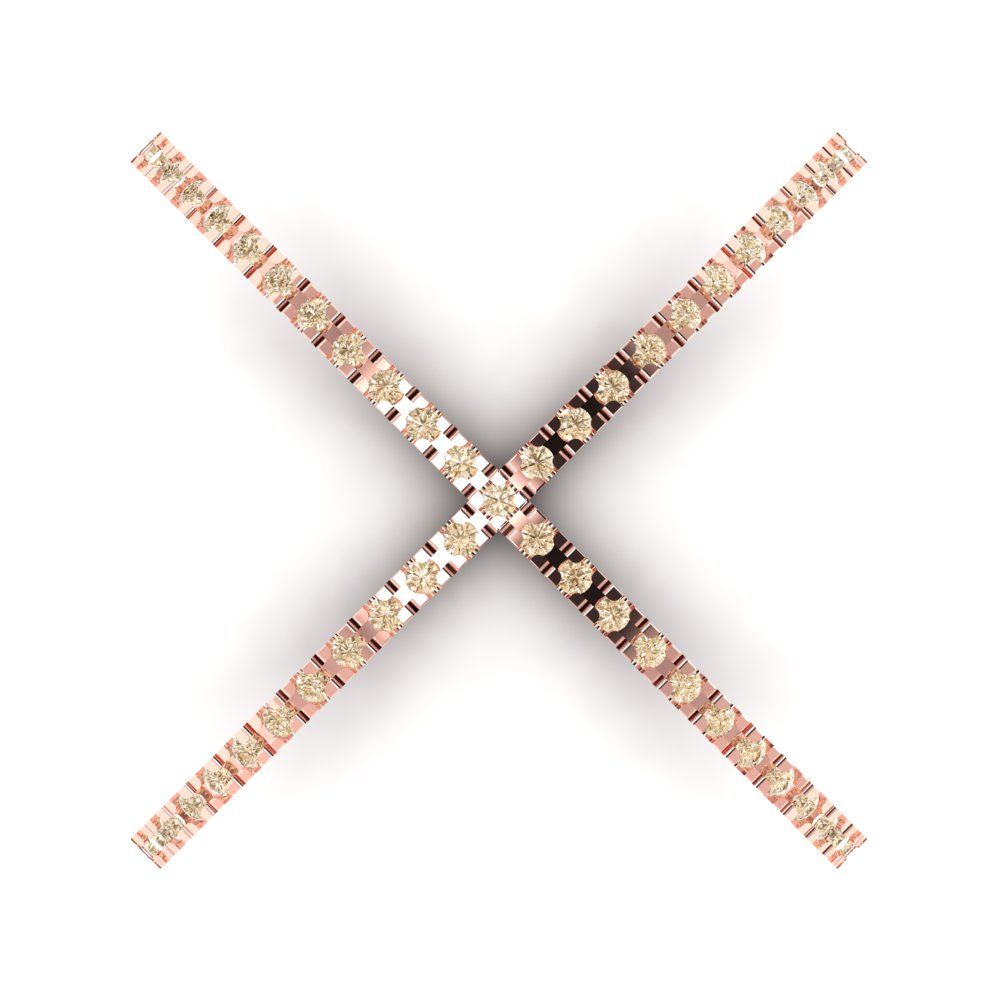 0.245 cttw Natural Morganite Statement Engagement Ring - Solid Gold (Round Cut,1.0mm)