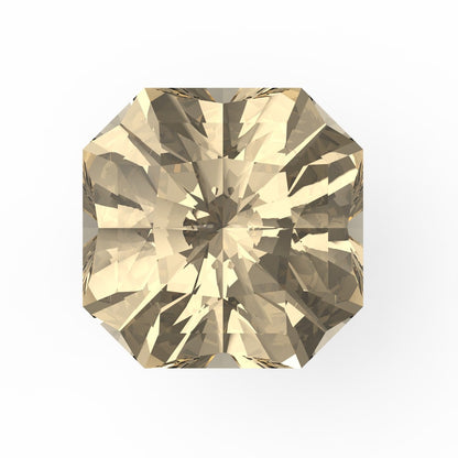 1 to 3 ct Asscher Cut VVS1 Natural Brown Morganite November Birthstone