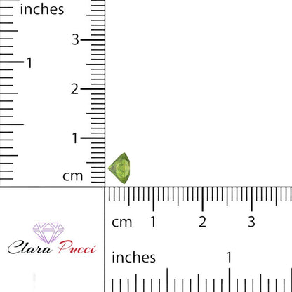1 to 3 ct Asscher Cut VVS1 Natural Green Peridot August Birthstone