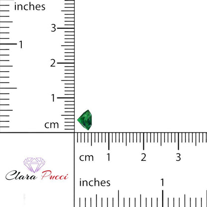 1 to 3 ct Asscher Cut VVS1 Simulated Green Emerald May Birthstone