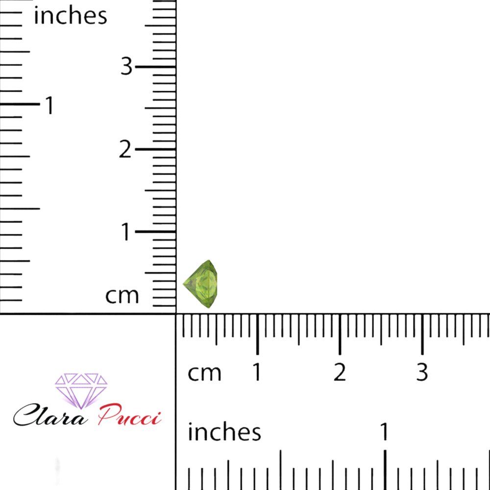 1 to 3 ct Asscher Cut VVS1 Natural Green Peridot August Birthstone