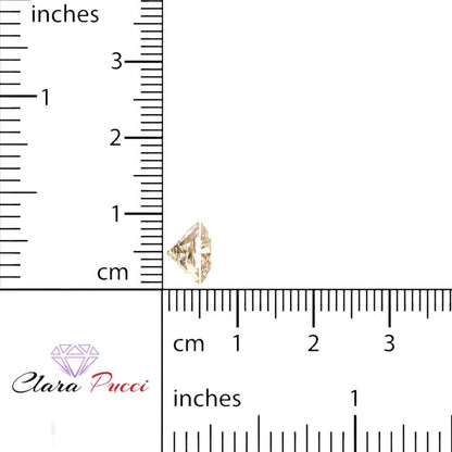 1 to 3 ct Asscher Cut VVS1 Natural Brown Morganite November Birthstone