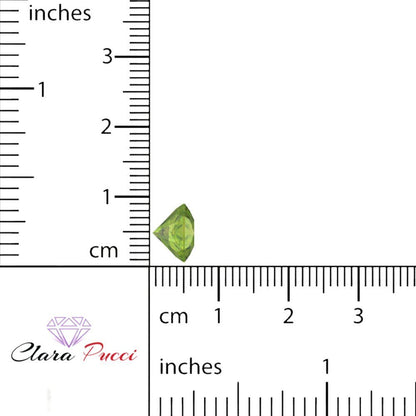 1 to 3 ct Asscher Cut VVS1 Natural Green Peridot August Birthstone