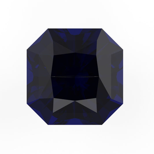 1 to 3 ct Asscher Cut VVS1 Simulated Blue sapphire September Birthstone