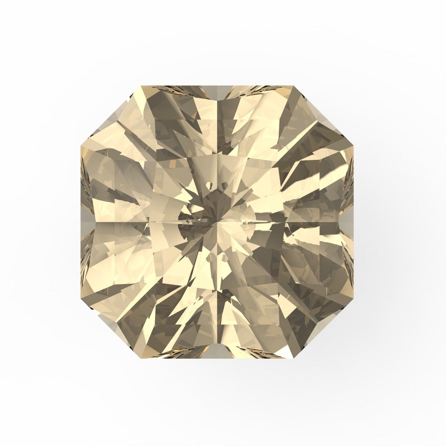 1 to 3 ct Asscher Cut VVS1 Natural Brown Morganite November Birthstone