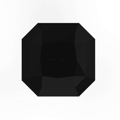 1 to 3 ct Asscher Cut VVS1 Natural Black Onyx December Birthstone