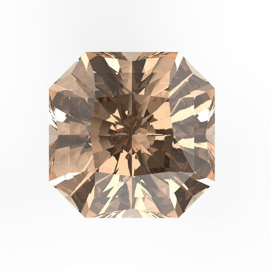 1 to 3 ct Asscher Cut VVS1 Synthetic Yellow moissanite November Birthstone
