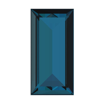 0.33 ct 5x3.5mm Baguette Cut Natural london blue topaz September Birthstone