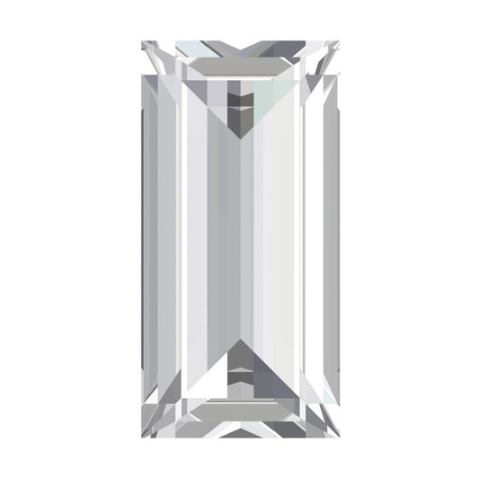 0.33 ct 5x3.5mm Baguette Cut Synthetic Clear Moissanite April Birthstone