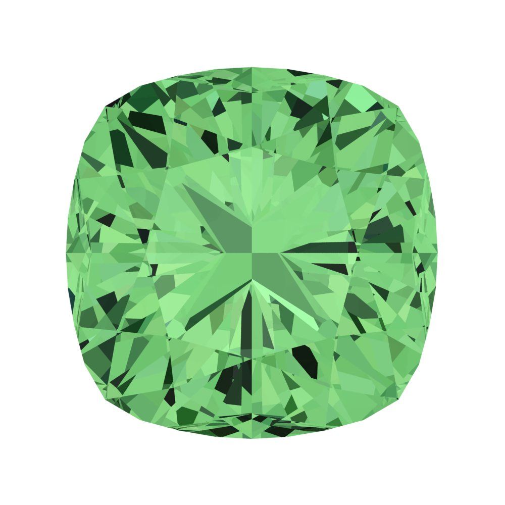 1 to 3 ct Cushion Cut VVS1 Simulated Light Green August Birthstone