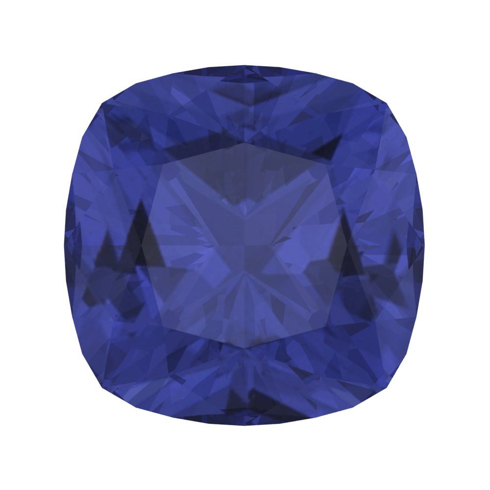1 to 3 ct Cushion Cut VVS1 Simulated Blue Tanzanite September Birthstone