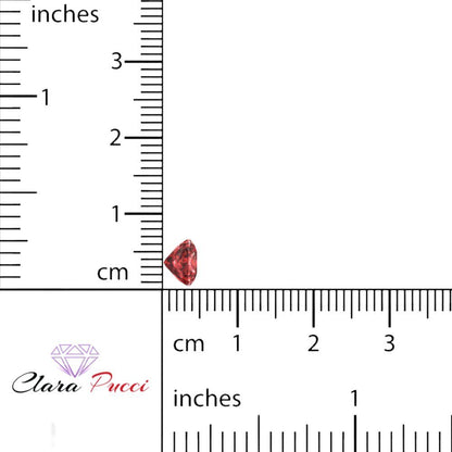 1 to 3 ct Cushion Cut VVS1 Natural Red Garnet January Birthstone