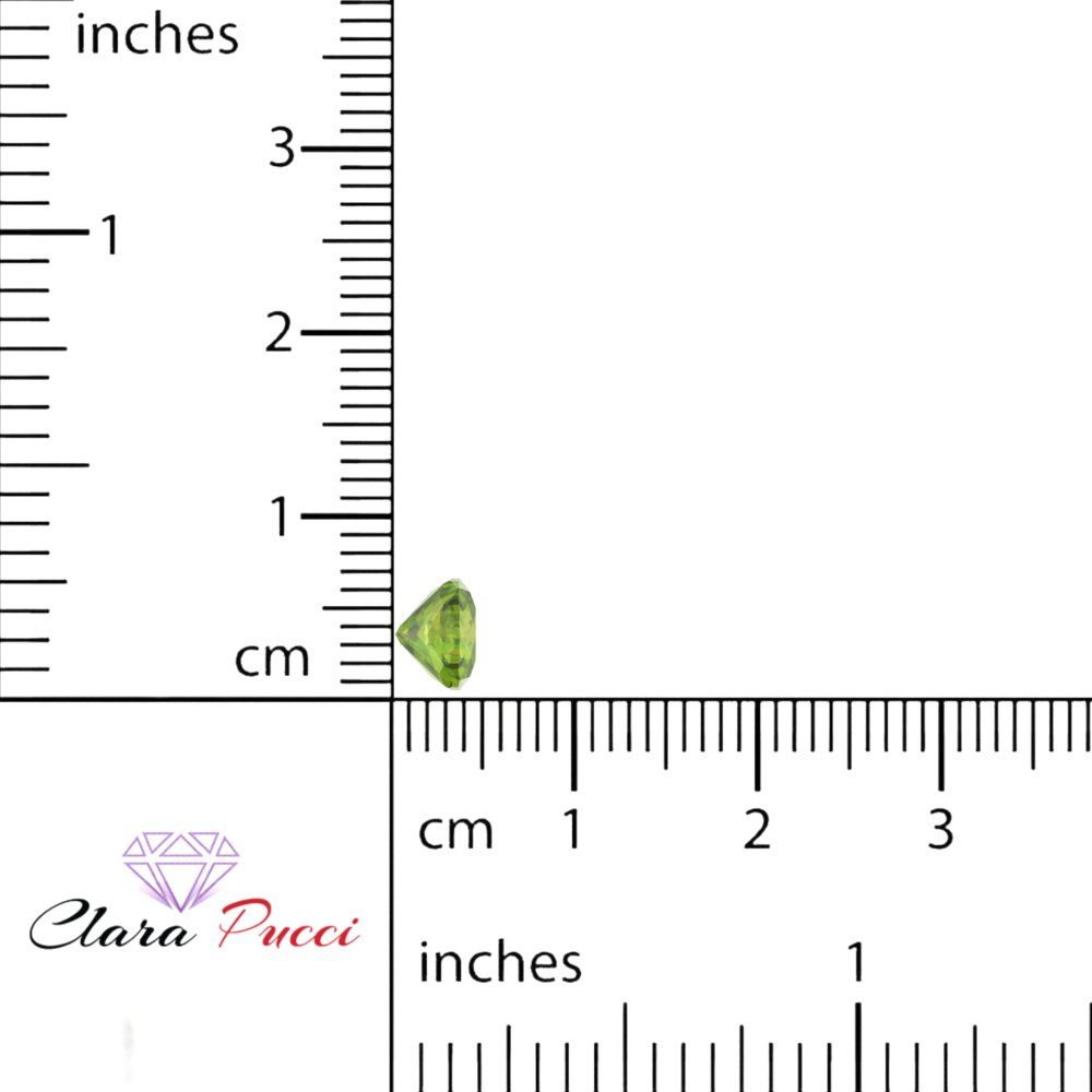 1 to 3 ct Cushion Cut VVS1 Natural Green Peridot August Birthstone