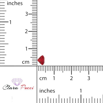 1 to 3 ct Cushion Cut VVS1 Simulated Pink Ruby July Birthstone