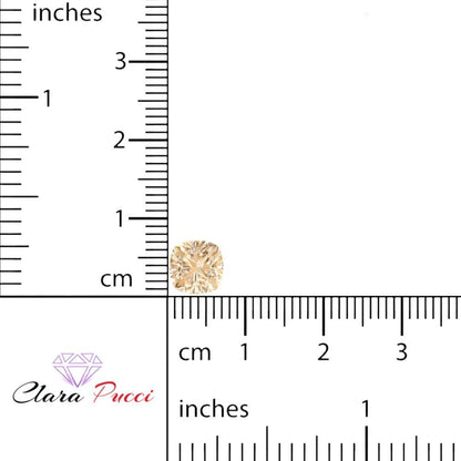 1 to 3 ct Cushion Cut VVS1 Natural Brown Morganite November Birthstone