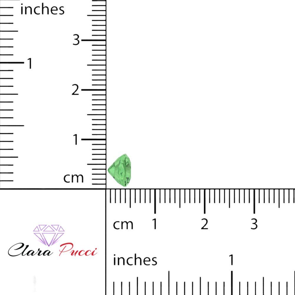 1 to 3 ct Cushion Cut VVS1 Simulated Light Green August Birthstone