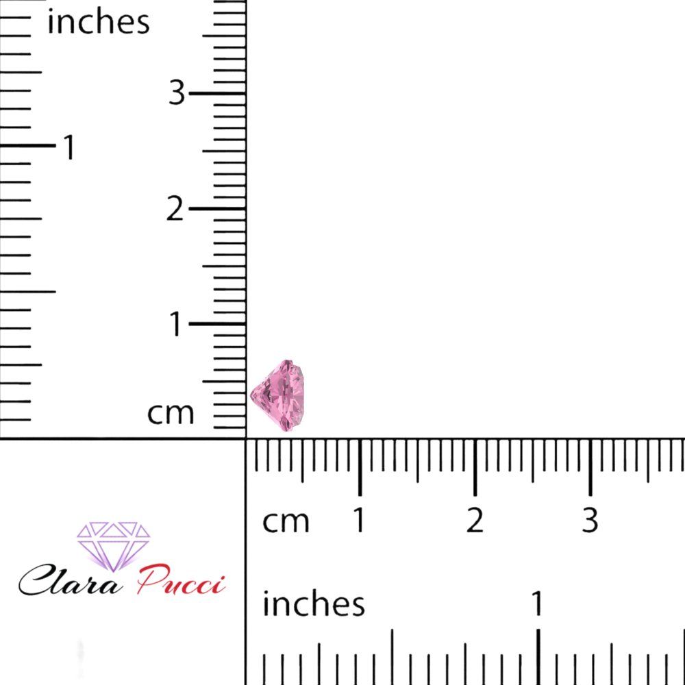 1 to 3 ct Cushion Cut VVS1 Simulated Pink October Birthstone