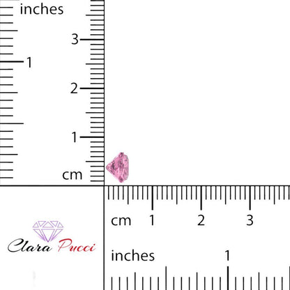 1 to 3 ct Cushion Cut VVS1 Simulated Pink October Birthstone