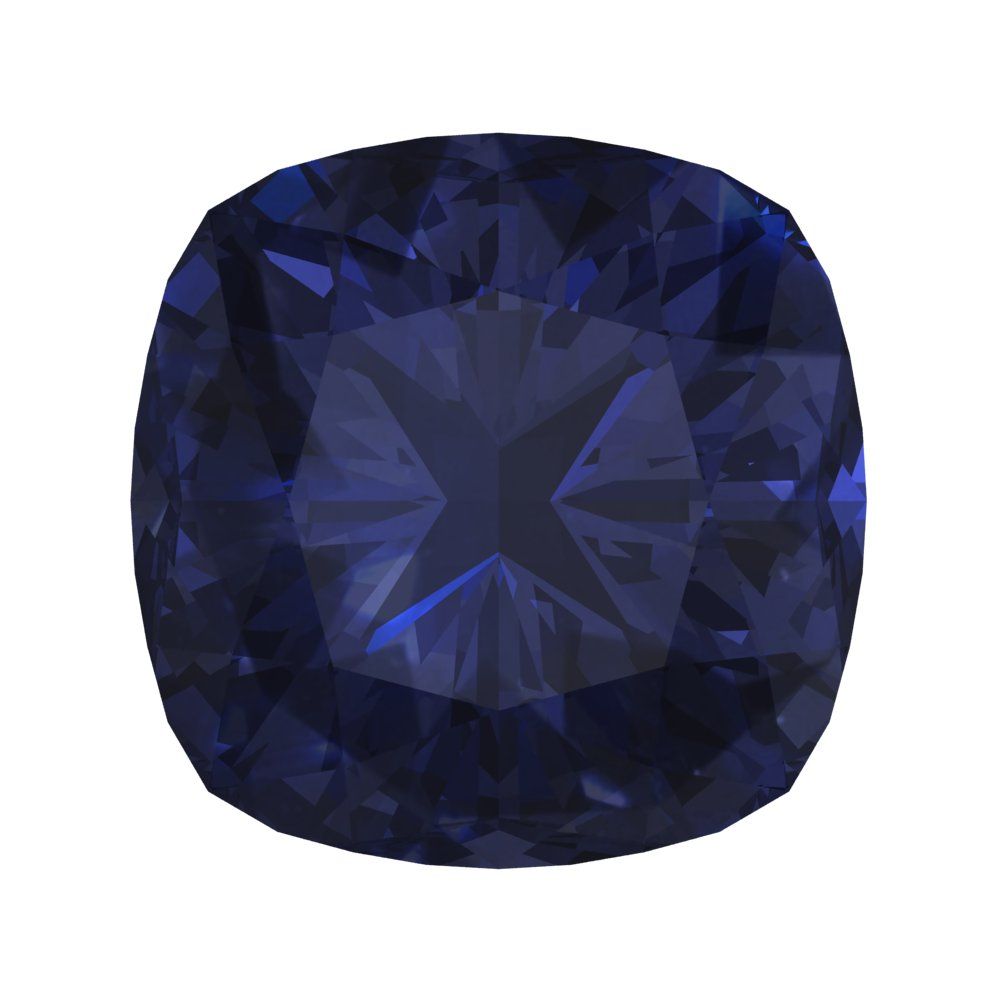1 to 3 ct Cushion Cut VVS1 Simulated Blue sapphire September Birthstone