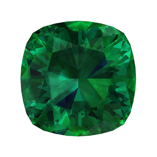 1 to 3 ct Cushion Cut VVS1 Simulated Green Emerald May Birthstone
