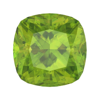 1 to 3 ct Cushion Cut VVS1 Natural Green Peridot August Birthstone