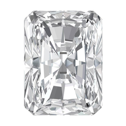 0.5 to 3 ct Emerald Cut VVS1 Simulated Clear April Birthstone