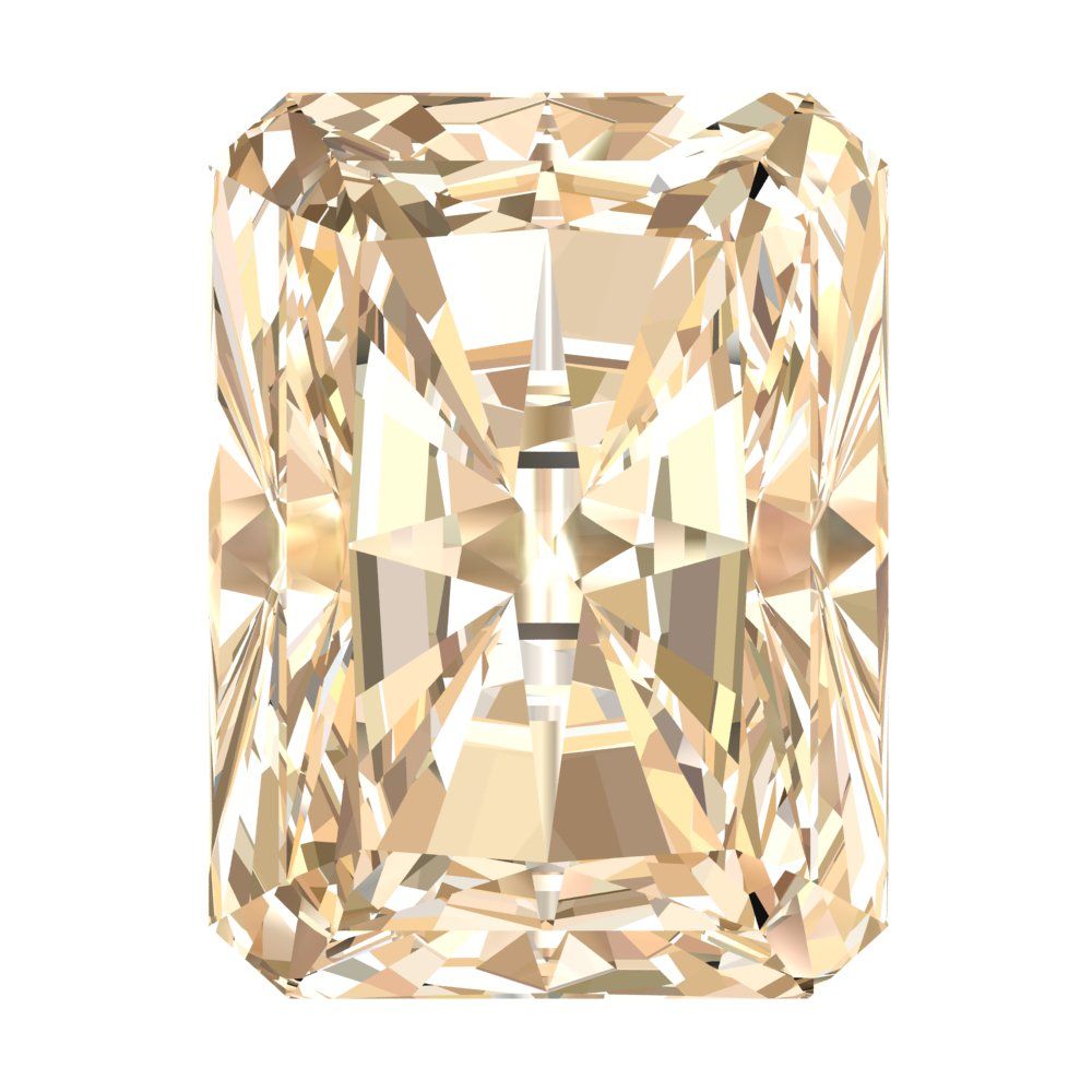 0.5 to 3 ct Emerald Cut VVS1 Natural Brown Morganite November Birthstone