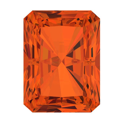 0.5 to 3 ct Emerald Cut VVS1 Simulated Red January Birthstone