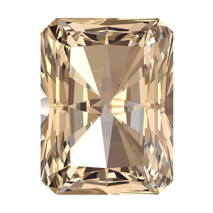 0.5 to 3 ct Emerald Cut VVS1 Synthetic Yellow moissanite November Birthstone