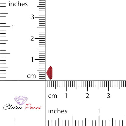 0.5 to 3 ct Emerald Cut VVS1 Simulated Pink tourmaline July Birthstone