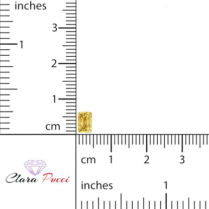 0.5 to 3 ct Emerald Cut VVS1 Natural Yellow Citrine November Birthstone